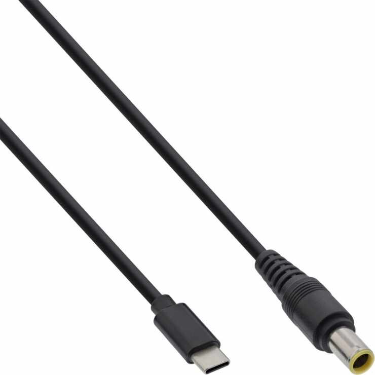Cablu de alimentare USB Type-C la DC 7.9/5.5/0.9mm Lenovo 3.25A 2m, Inline IL26672