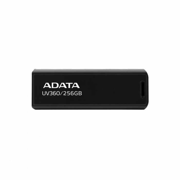 Stick USB 3.2 UV360 256GB Negru, ADATA AUV360-256G-RBK
