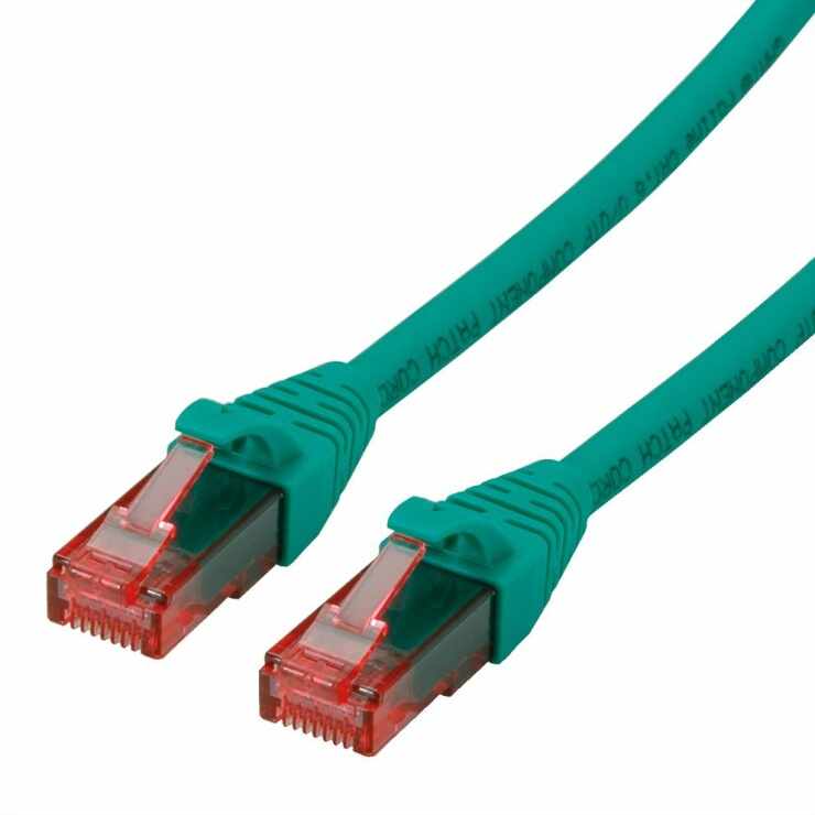 Cablu de retea UTP Cat.6 Component Level LSOH 20m Verde, Roline 21.15.2539