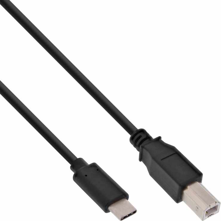 Cablu USB 2.0 type C la USB-B T-T 5m, InLine IL35765