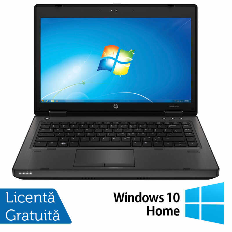Laptop Refurbished HP ProBook 6470b, Intel Core i5-3340M 2.70GHz, 8GB DDR3, 120GB SSD, DVD-RW, 14 Inch, Webcam, Wi-Fi, Bluetooth + Windows 10 Home
