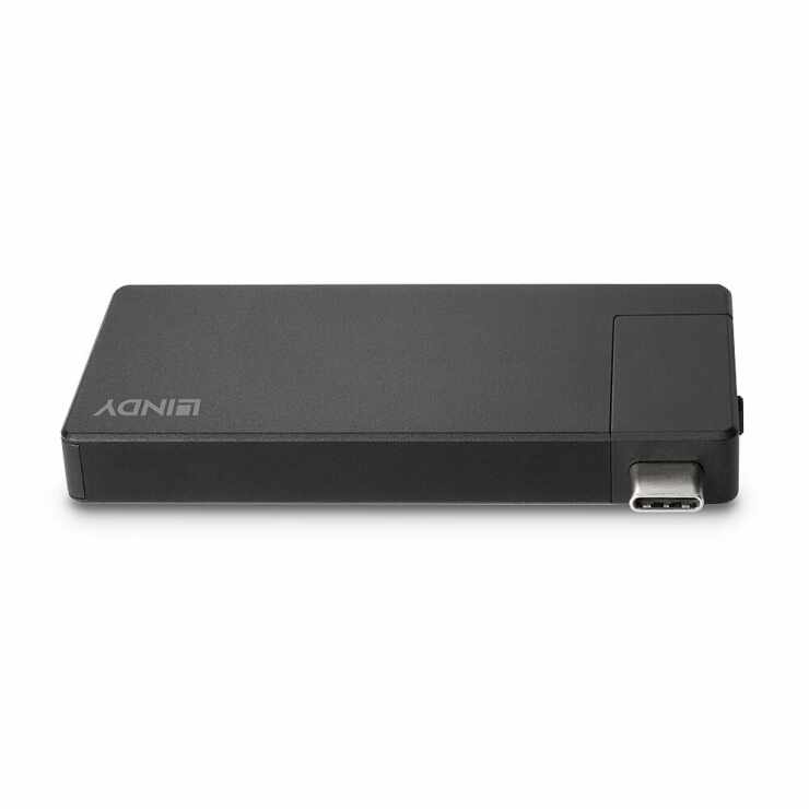Adaptor USB 3.2 type C la HDMI 4K60Hz/USB-A + PD 100W, Lindy L43336