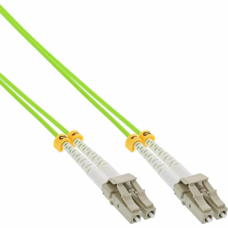 Cablu fibra optica LC-LC OM5 Duplex Multimode 25m, InLine IL88525Q
