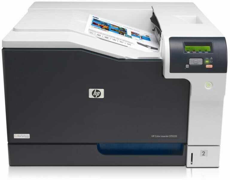 Imprimanta Second Hand Laser Color HP LaserJet Professional CP5225DN, A3, 20 ppm, 600 x 600dpi, USB, Retea