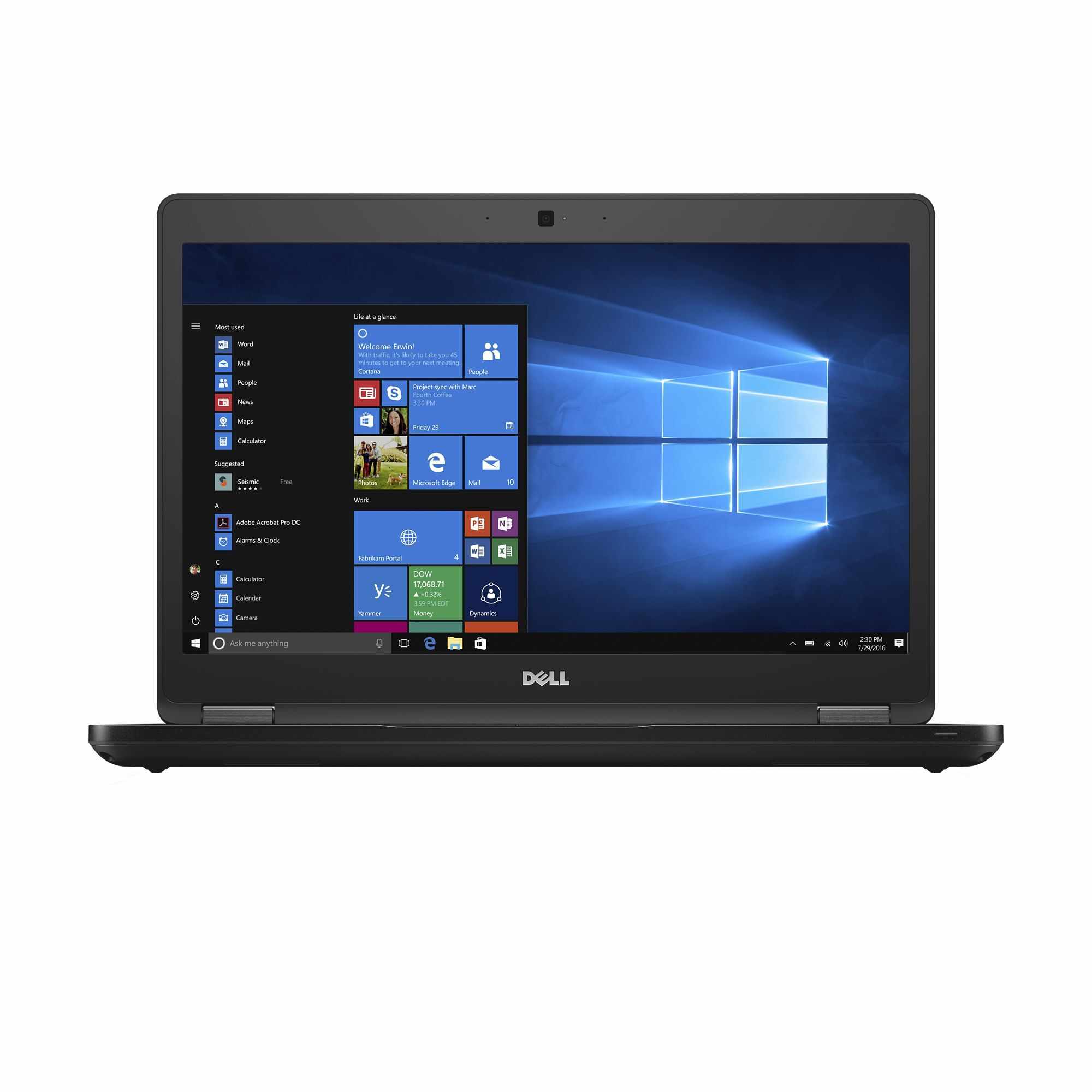 Laptop Second Hand DELL Latitude 5480, Intel Core i5-6200U 2.30GHz, 8GB DDR4, 240GB SSD, 14 Inch HD TouchScreen, Webcam
