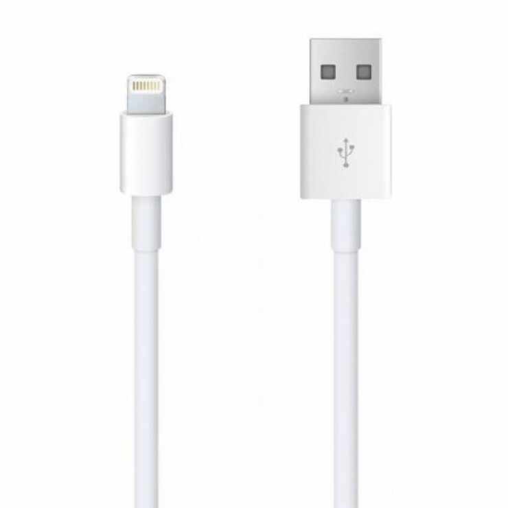 Cablu USB la Lightning Apple 1m Alb, MQUE2ZM/A