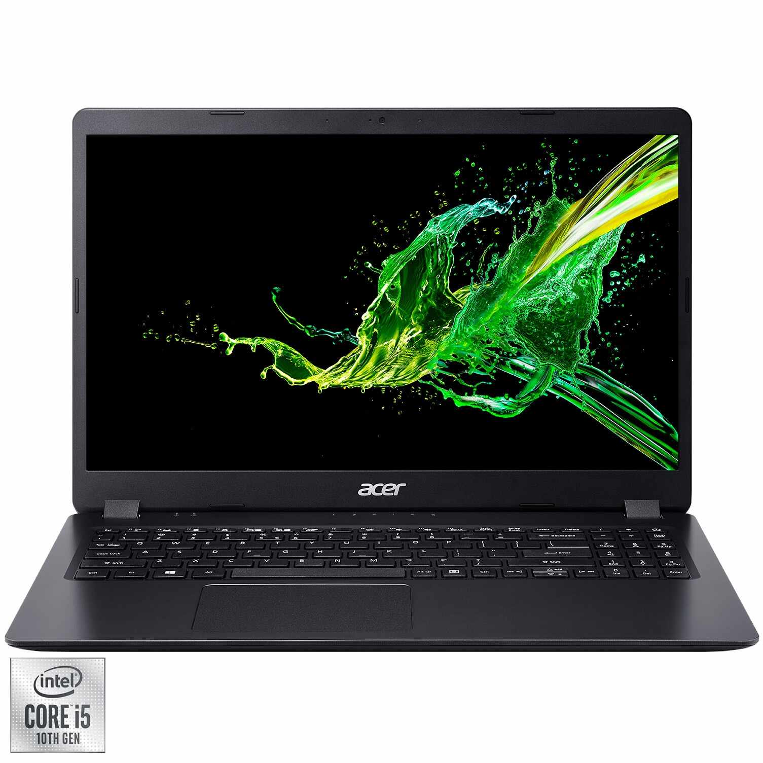 Laptop Acer Aspire 3 A315-56 cu procesor Intel® Core™ i5-1035G1 pana la 3.60 GHz, 15.6