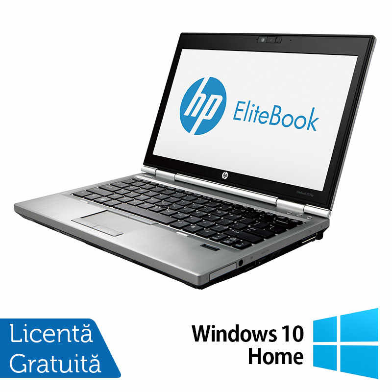 Laptop Refurbished HP EliteBook 2570p, Intel Core i5-3360M 2.80GHz, 4GB DDR3, 120GB SSD, DVD-RW, 12 Inch, Webcam + Windows 10 Home