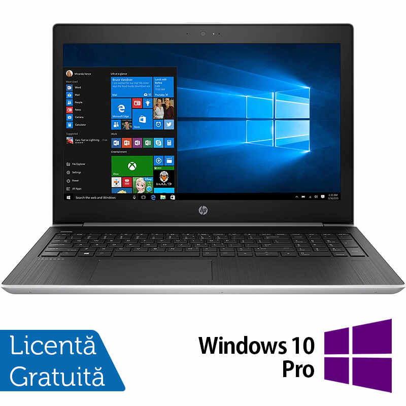 Laptop Refurbished HP ProBook 450 G5, Intel Core i5-8250U 1.60-3.40GHz, 8GB DDR4, 240GB SSD, 15.6 Inch Full HD, Tastatura Numerica, Webcam + Windows 10 Pro