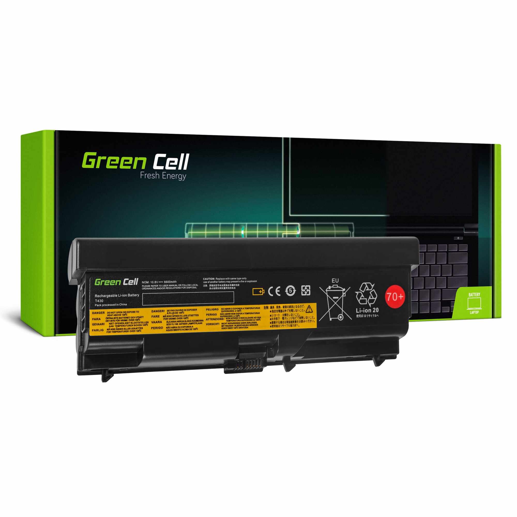 ﻿Baterie laptop 45N1001 pentru Lenovo ThinkPad L430 T430i L530 T430 T530 T530i acumulator marca Green Cell