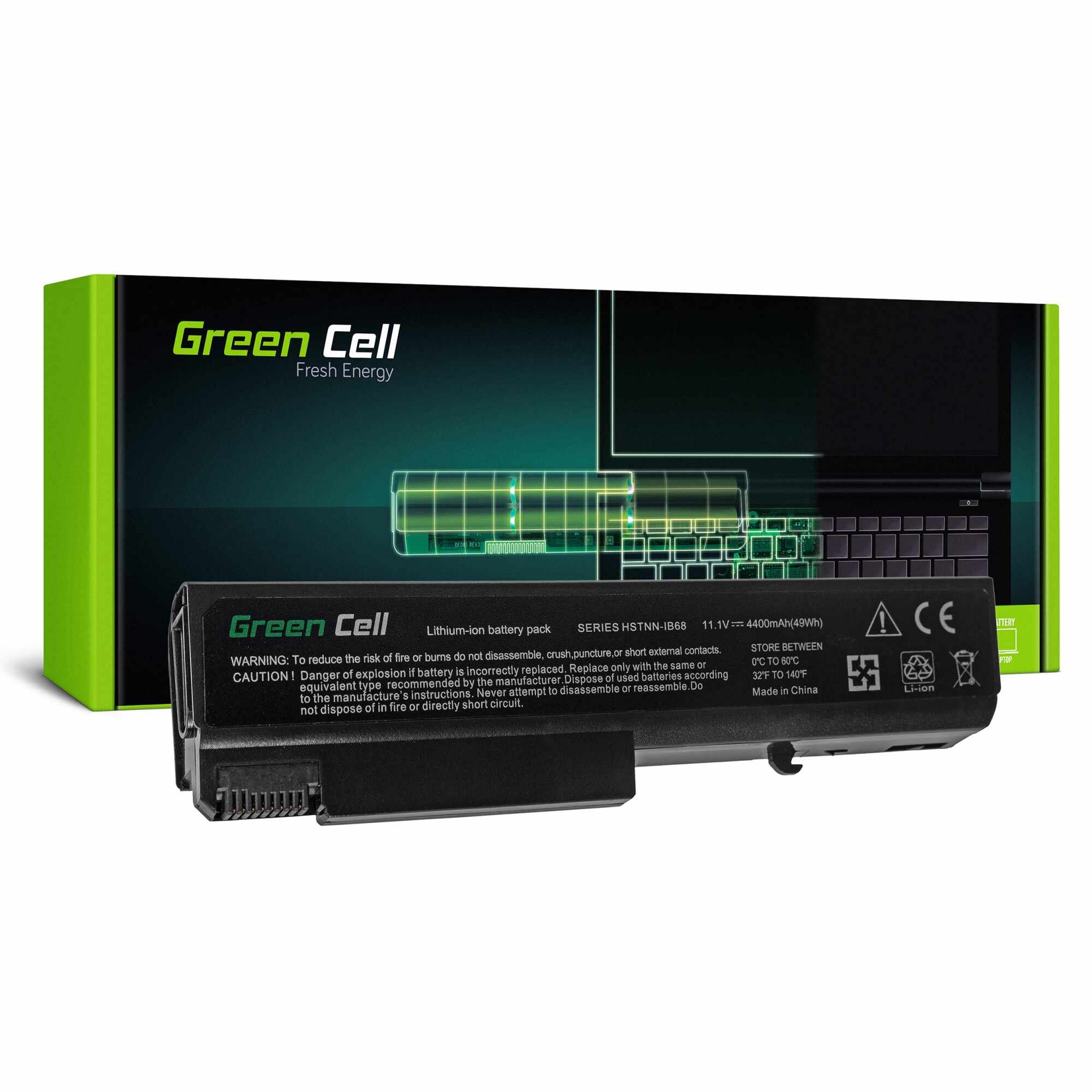 ﻿Baterie laptop TD06 pentru HP EliteBook 6930p 6930 8440p ProBook 6550b 6555b Compaq 6530b 6730b acumulator marca Green Cell