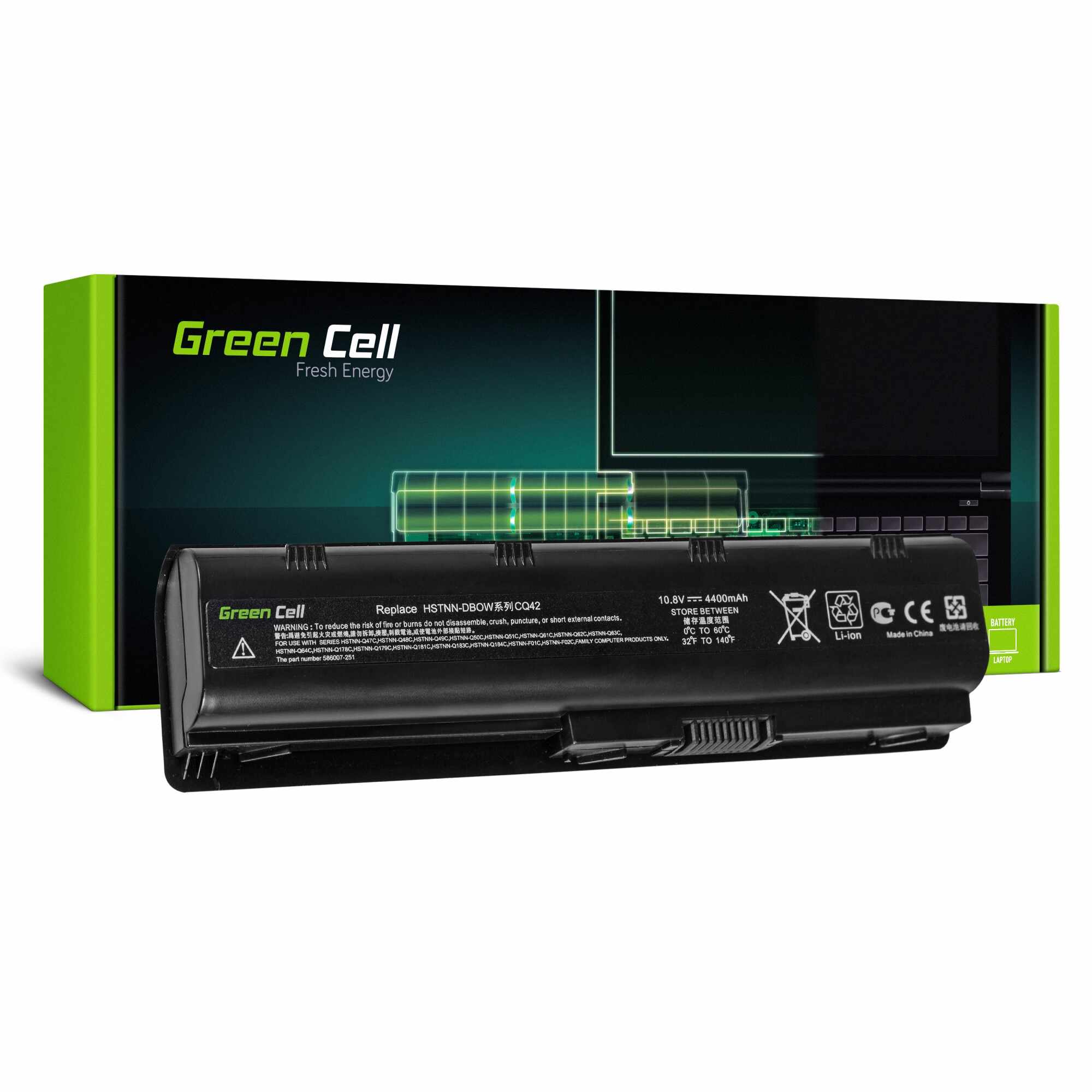 Baterie MU06 pentru HP Compaq 635 650 655 Pavilion G6 G7 Presario CQ62 Laptop acumulator marca Green Cell