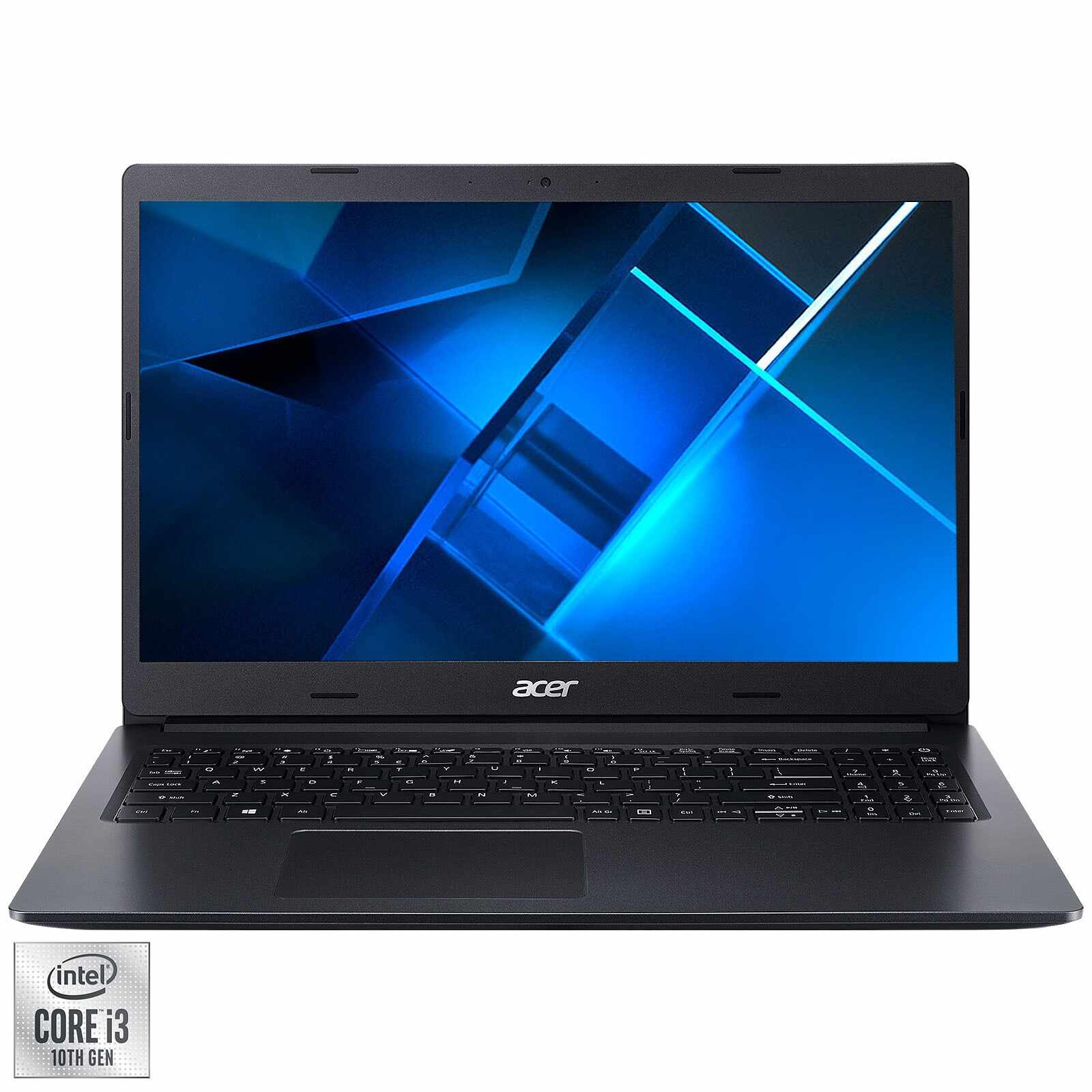 Laptop Acer Extensa cu procesor Intel® Core™ i3-1005G1 pana la 3.40 GHz, 15.6”, HD, 8 GB, 256GB SSD, Intel UHD Graphics, No OS, Black