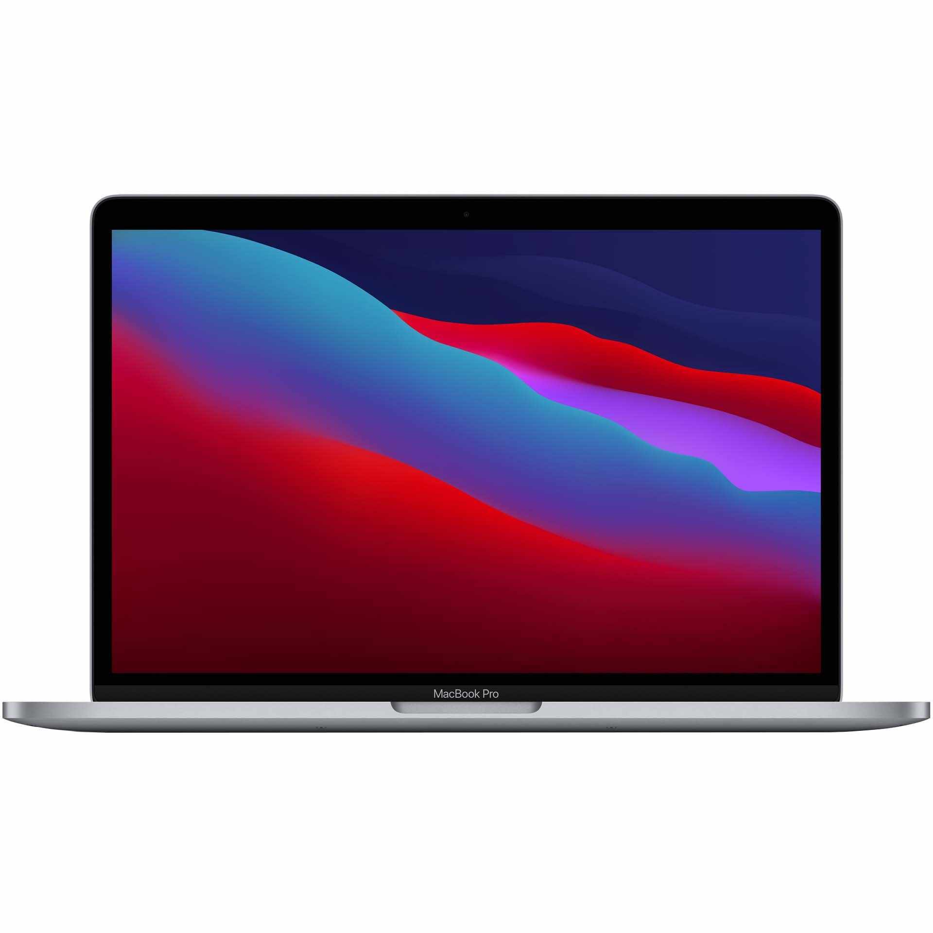 Laptop Apple MacBook Pro 13-inch, True Tone, procesor Apple M1, 8 nuclee CPU si 8 nuclee GPU, 8GB, 512GB SSD, Space Grey, INT KB