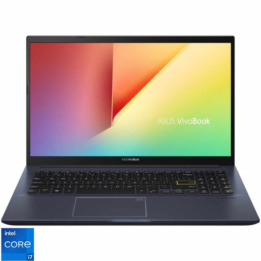 Laptop ASUS Vivobook 15 X513EA cu procesor Intel® Core™ i7-1165G7 pana la 4.70 GHz, 15.6