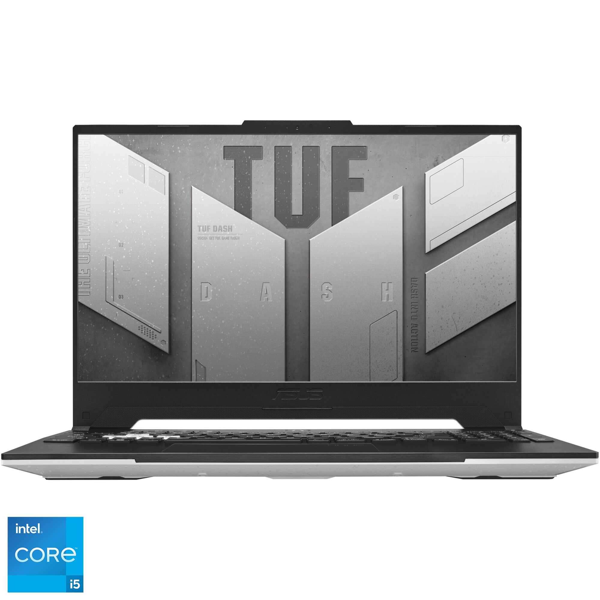 Laptop Gaming ASUS TUF Dash F15 cu procesor 12th Gen Intel® Core™ i5-12450H pana 4.40 GHz, 15.6