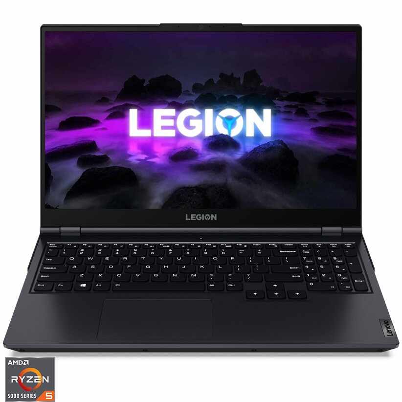 Laptop Gaming Lenovo Legion 5 15ACH6 cu procesor AMD Ryzen 5 5600H pana la 4.20 GHz, 15.6