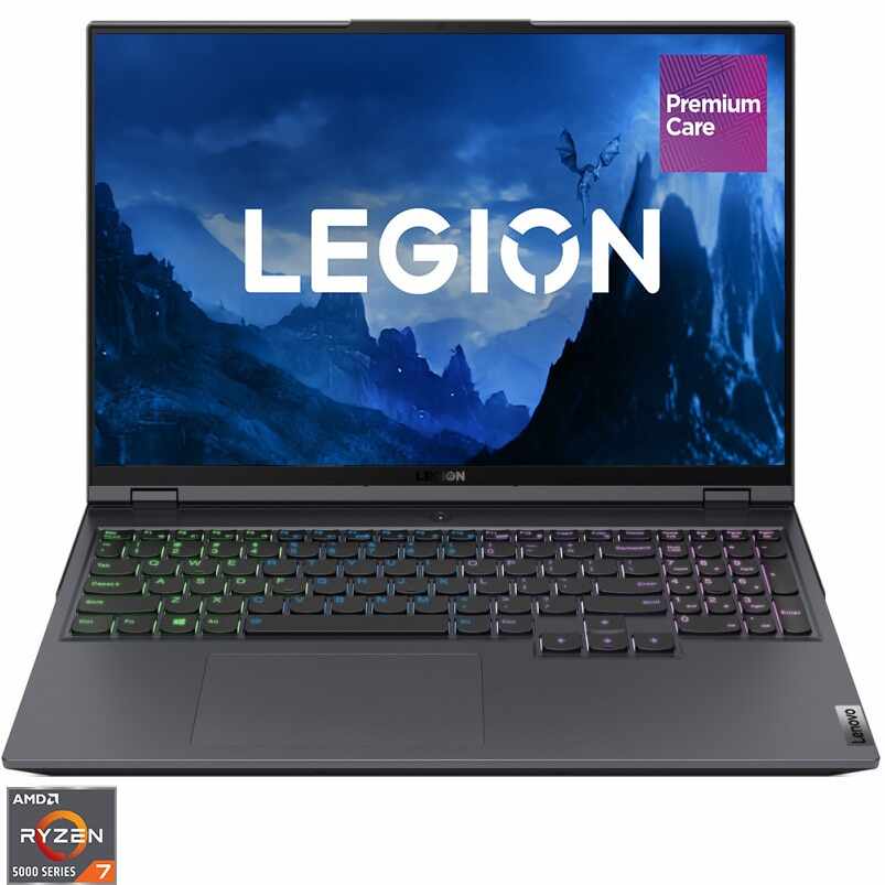 Laptop Gaming Lenovo Legion 5 Pro 16ACH6H cu procesor AMD Ryzen 5 5600H, 16