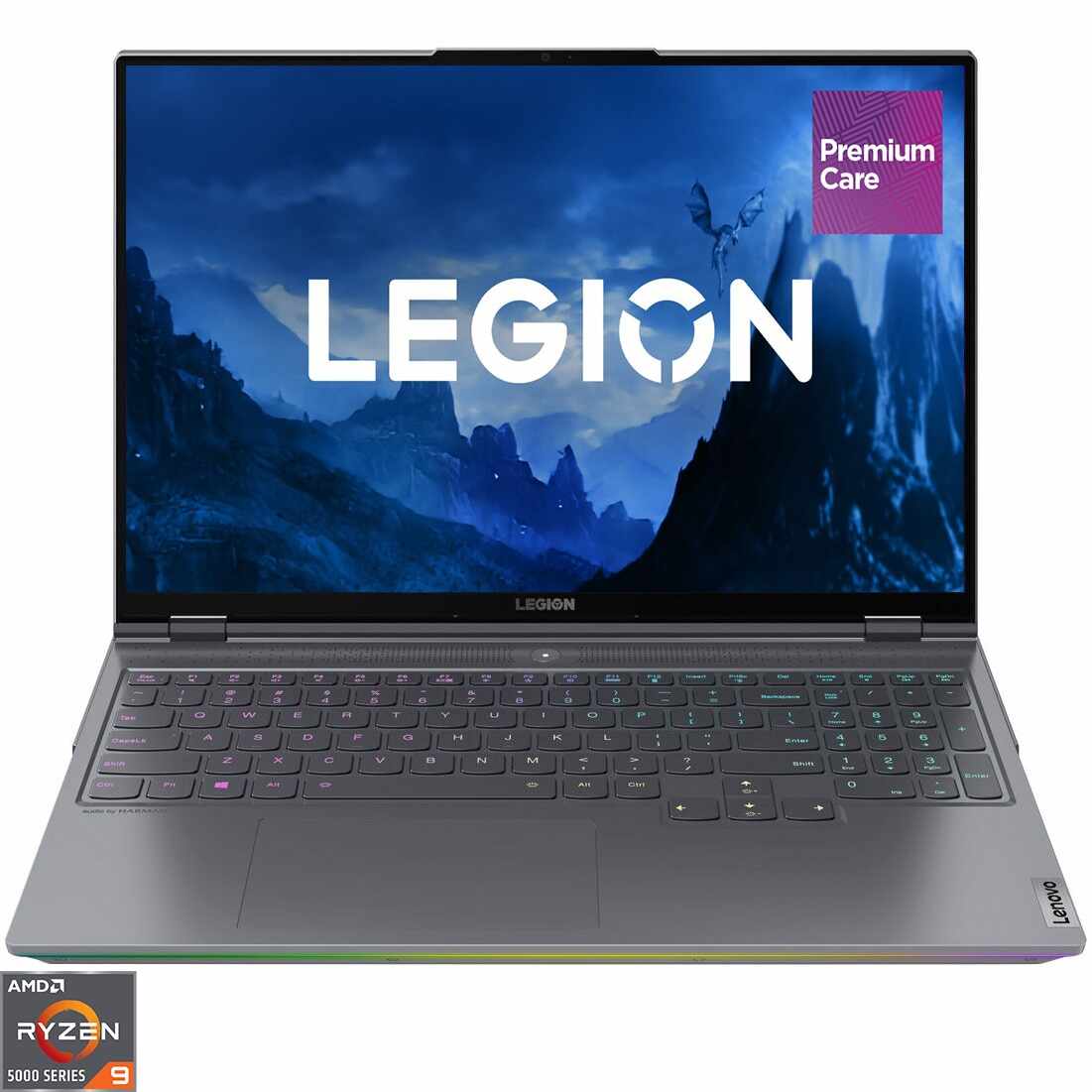 Laptop Gaming Lenovo Legion 7 16ACHg6 cu procesor AMD Ryzen™ 9 5900HX pana la 4.60 GHz, 16