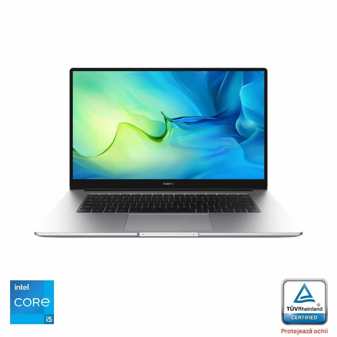 Laptop Huawei MateBook D15 cu procesor Intel® Core™ i5-1135G7 pana la 4.20 GHz, 15.6