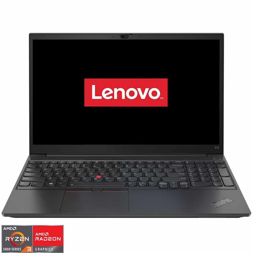 Laptop Lenovo ThinkPad E15 Gen 3 cu procesor AMD Ryzen 3 5300U, 15.6