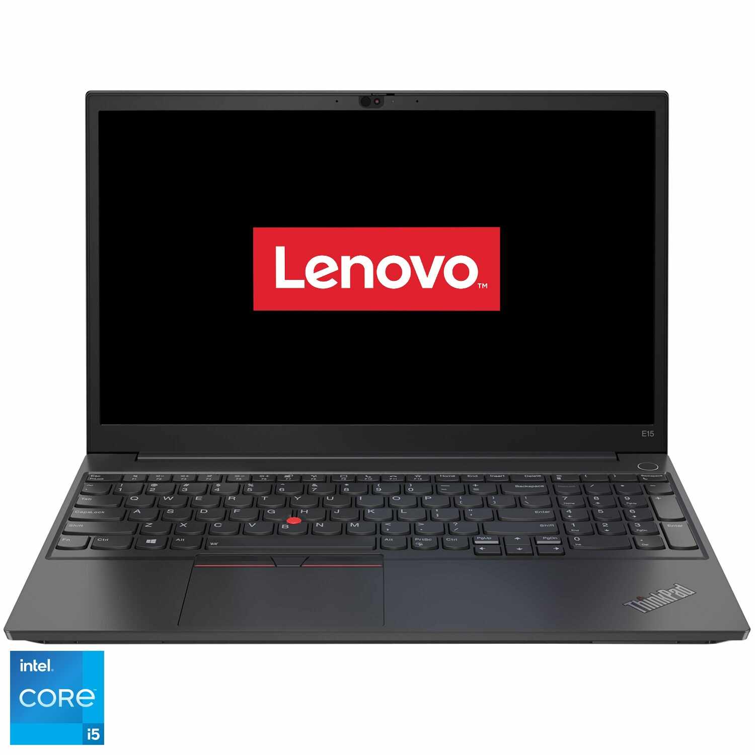 Laptop Lenovo ThinkPad E15 Gen cu procesor Intel® Core™ i5-1135G7 pana la 4.20 GHz, 15.6