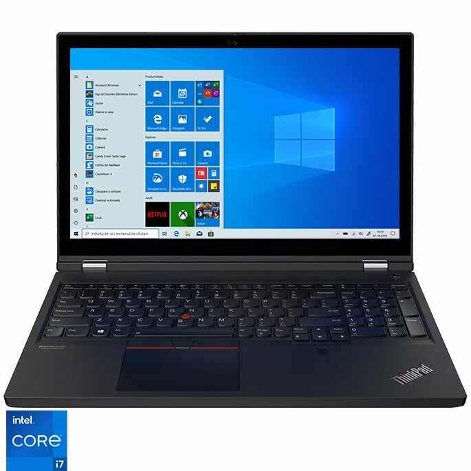 Laptop Lenovo ThinkPad T15g Gen 2 cu procesor Intel® Core™ i7-11850H pana la 4.80 GHz,, 15.6
