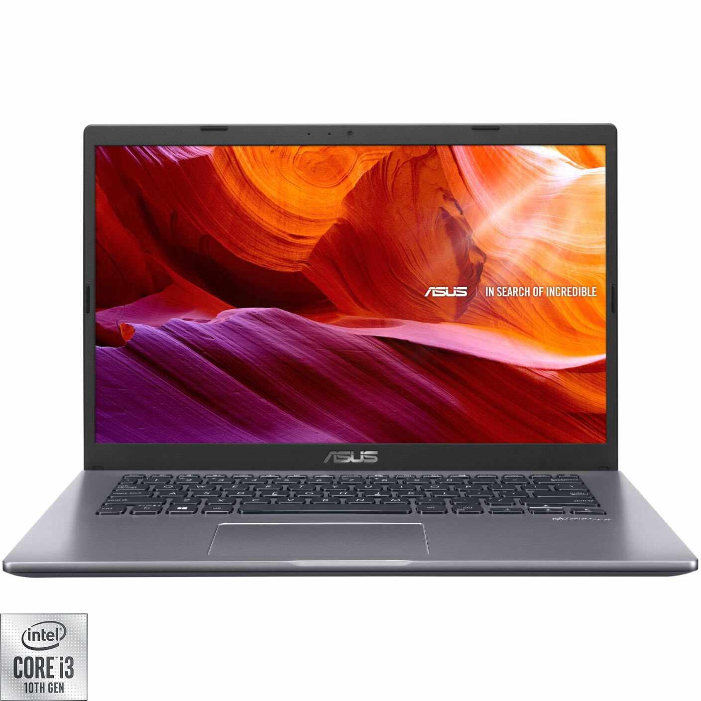 Laptop ultraportabil ASUS X409FA cu procesor Intel® Core™ i3-10110U, 14