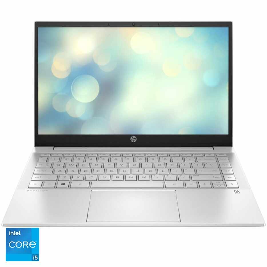 Laptop ultraportabil HP Pavilion 14-dv0050nq cu procesor Intel® Core™ i5-1135G7, 14