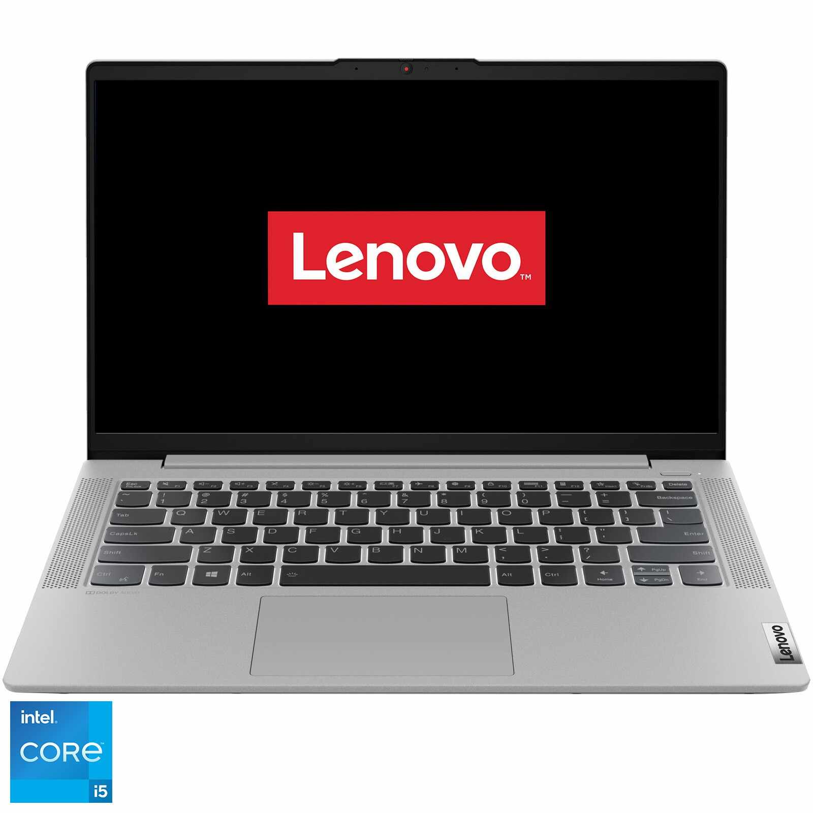 Laptop ultraportabil Lenovo IdeaPad 5 14ITL05 cu procesor Intel® Core™ i5-1135G7 pana la 4.20 GHz, 14