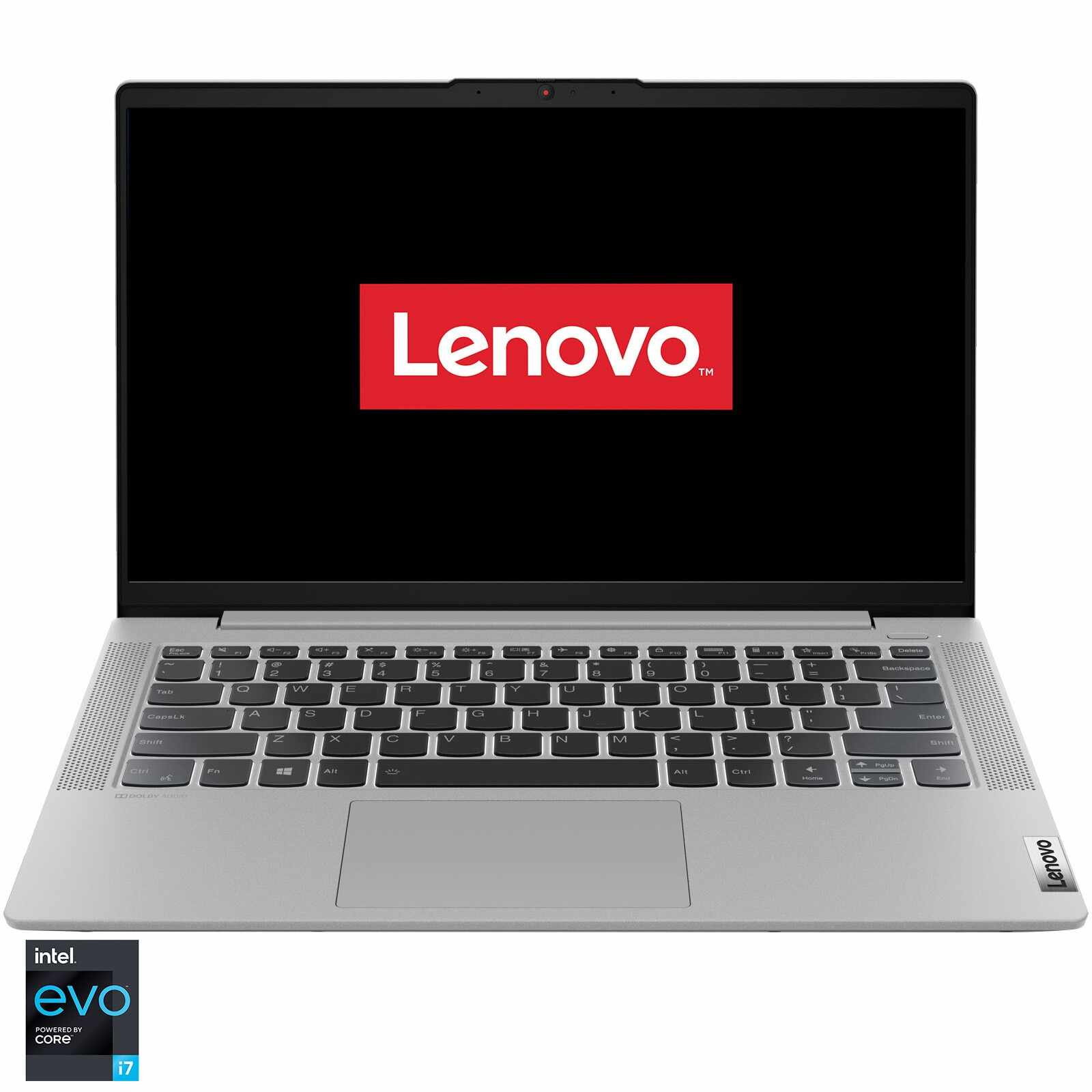 Laptop ultraportabil Lenovo IdeaPad 5 14ITL05 cu procesor Intel® Core™ i7-1165G7 pana la 4.70 GHz , 14