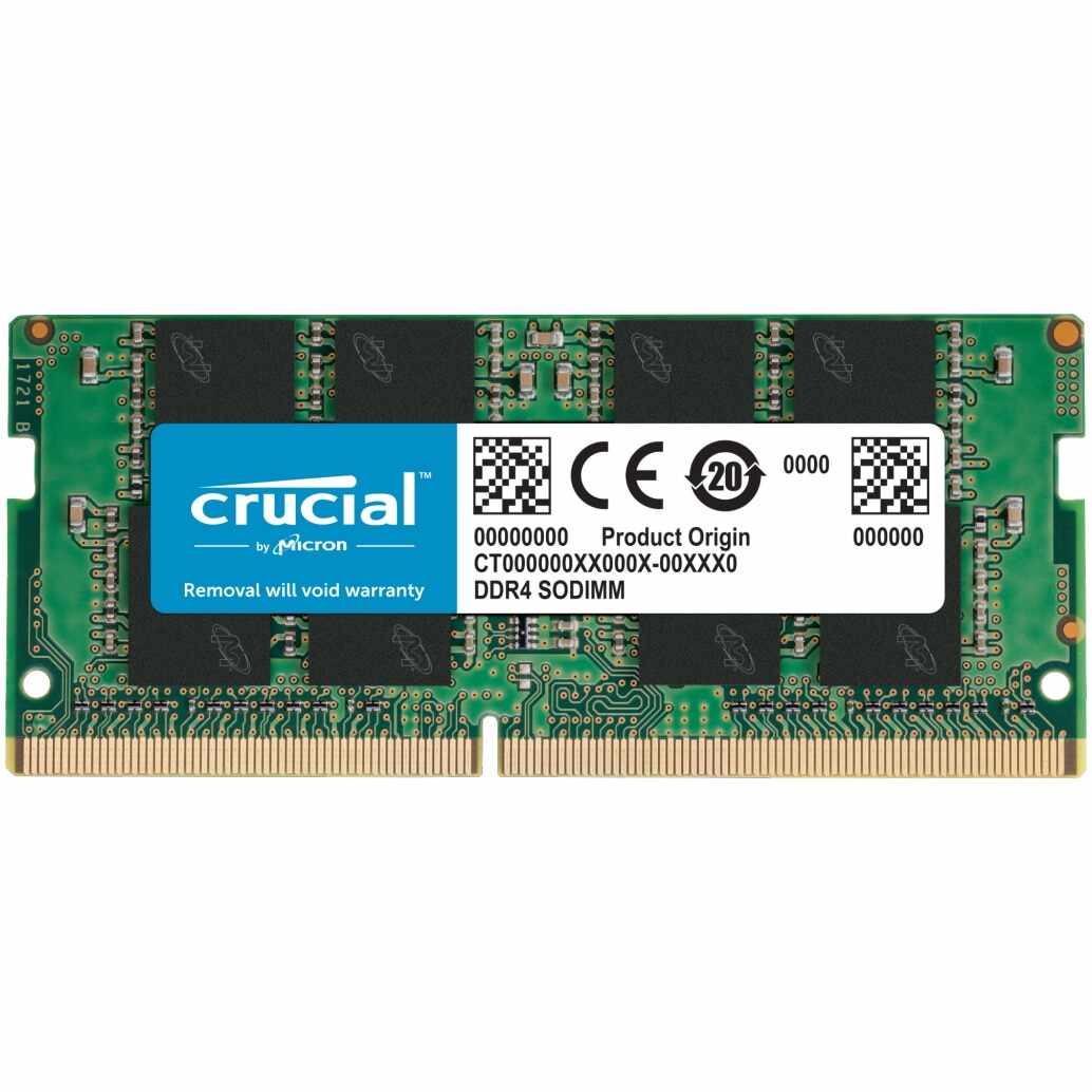 Memorie Laptop Crucial, 8GB DDR4, 2666MHz CL19