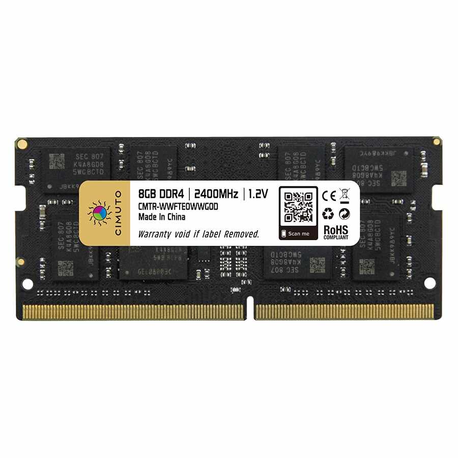Memorie RAM 8 GB sodimm DDR4, 2400 Mhz, CIMUTO, pentru laptop