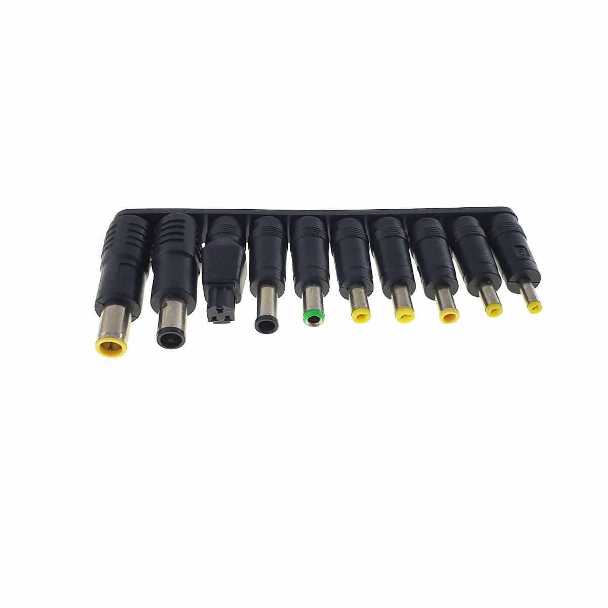 Set 10 conectori pentru incarcare laptop elSales ELS-10con , 5.5 x 2.1 mm , negru