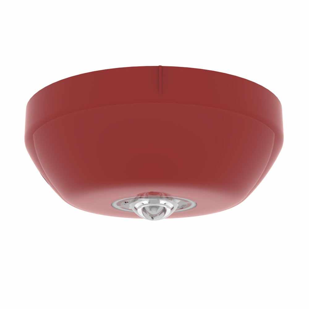 Lampa de incendiu adresabila pentru tavan Hochiki CHQ-CB(RED)/RL, 7.5 m, LED rosu, carcasa PC+ABS rosu