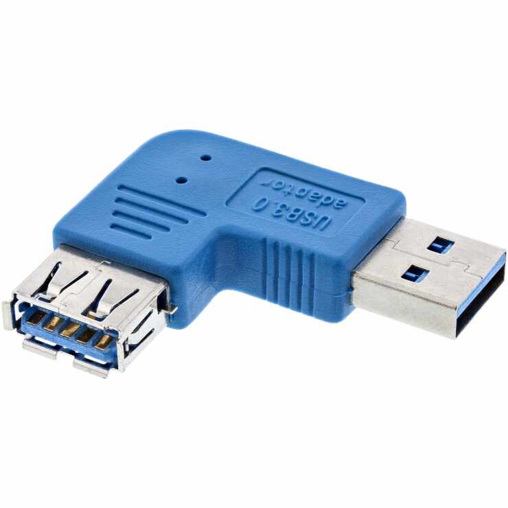 Adaptor USB 3.0 tip A T-M unghi 90 grade, InLine IL35300M