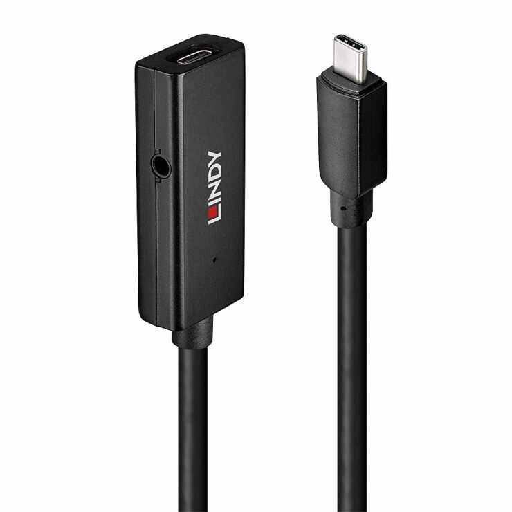 Cablu prelungitor activ USB type C T-M 5m, Lindy L43356