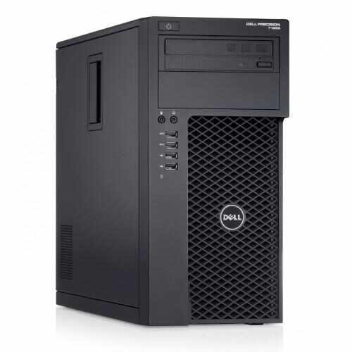 Workstation Second Hand Dell Precision T1650, Intel Xeon Quad Core E3-1220 V2 3.10 - 3.50GHz, 16GB DDR3, 240GB SSD, Placa Video nVidia GT 710/2GB, DVD-RW