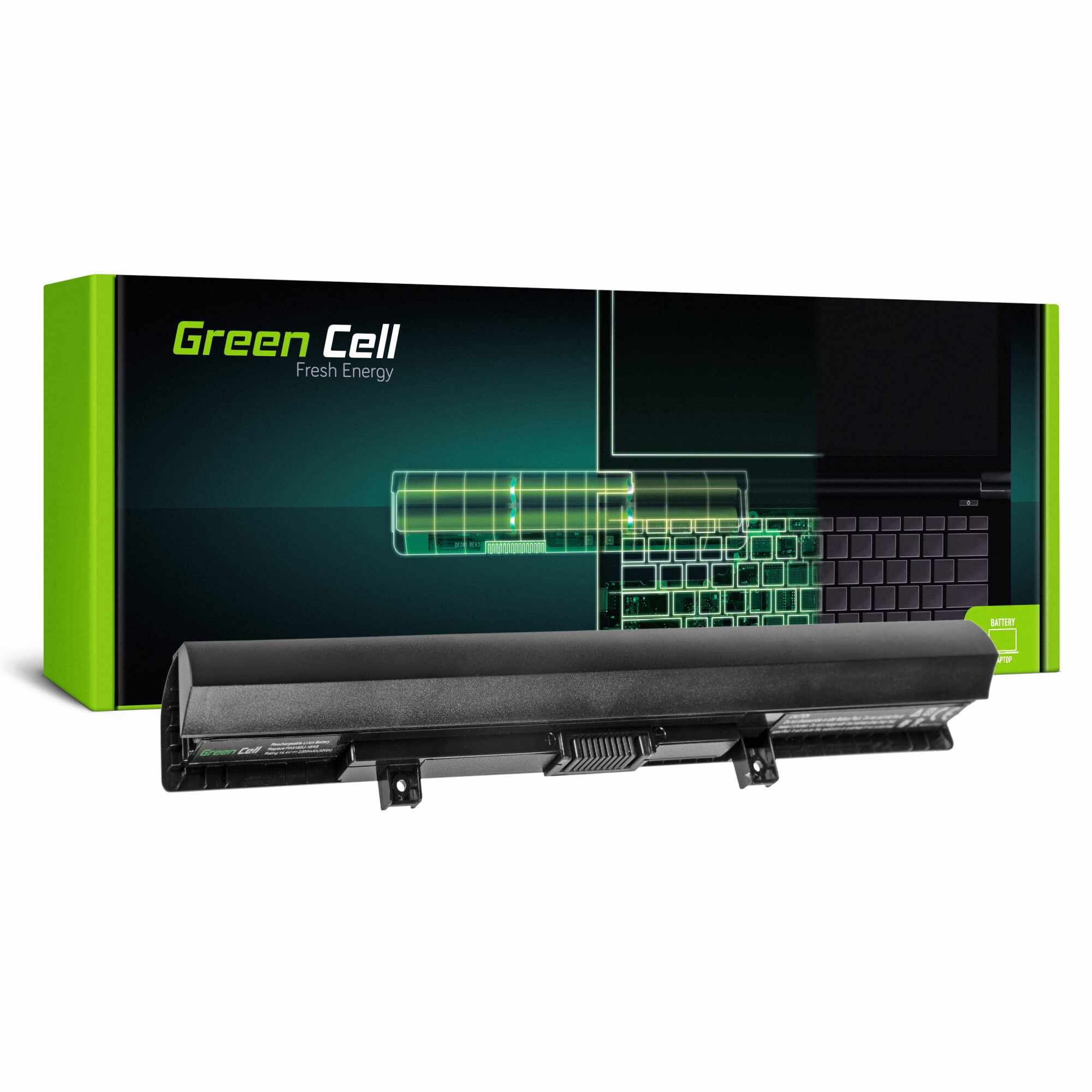 ﻿Baterie laptop PA5185U-1BRS pentru Toshiba Satellite C50-B C50D-B C55-C C55D-C C70-C C70D-C L50-B L50D-B L50-C L50D-C acumulator marca Green Cell