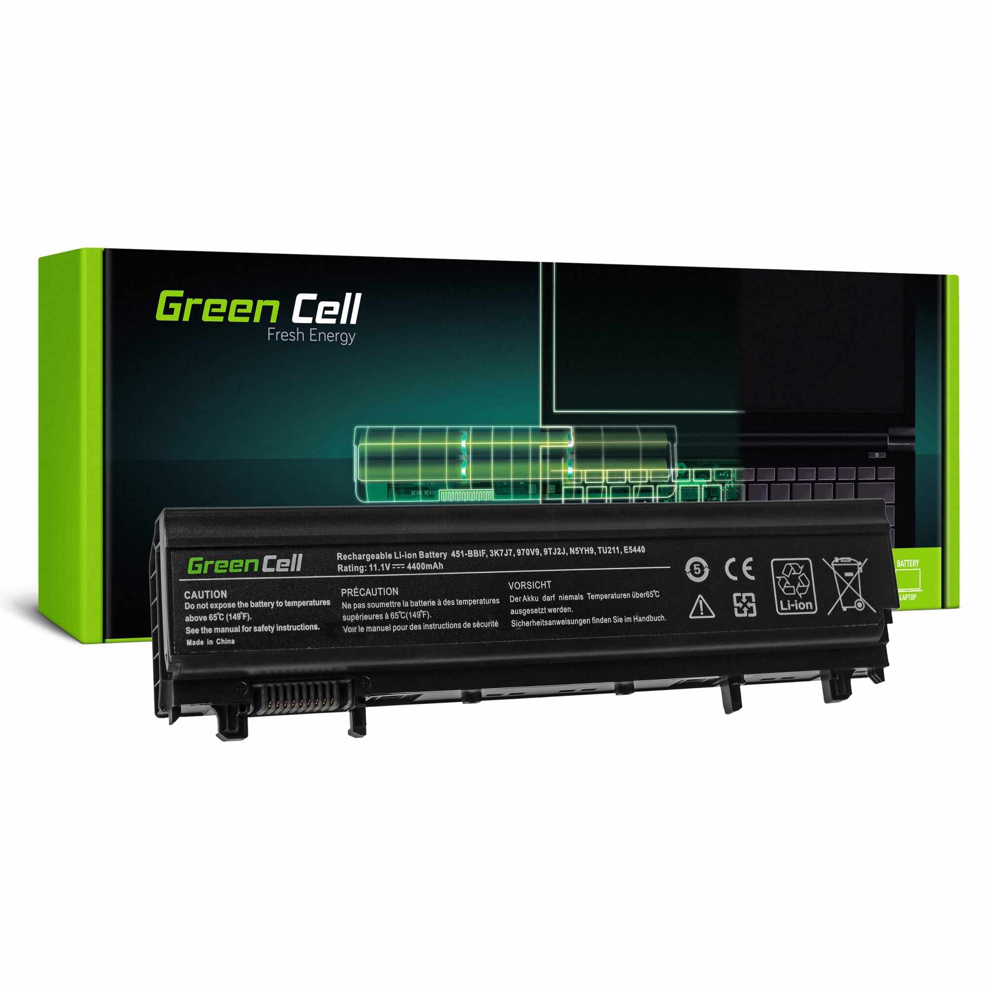 ﻿Baterie laptop VV0NF N5YH9 pentru Dell Latitude E5440 E5540 acumulator marca Green Cell