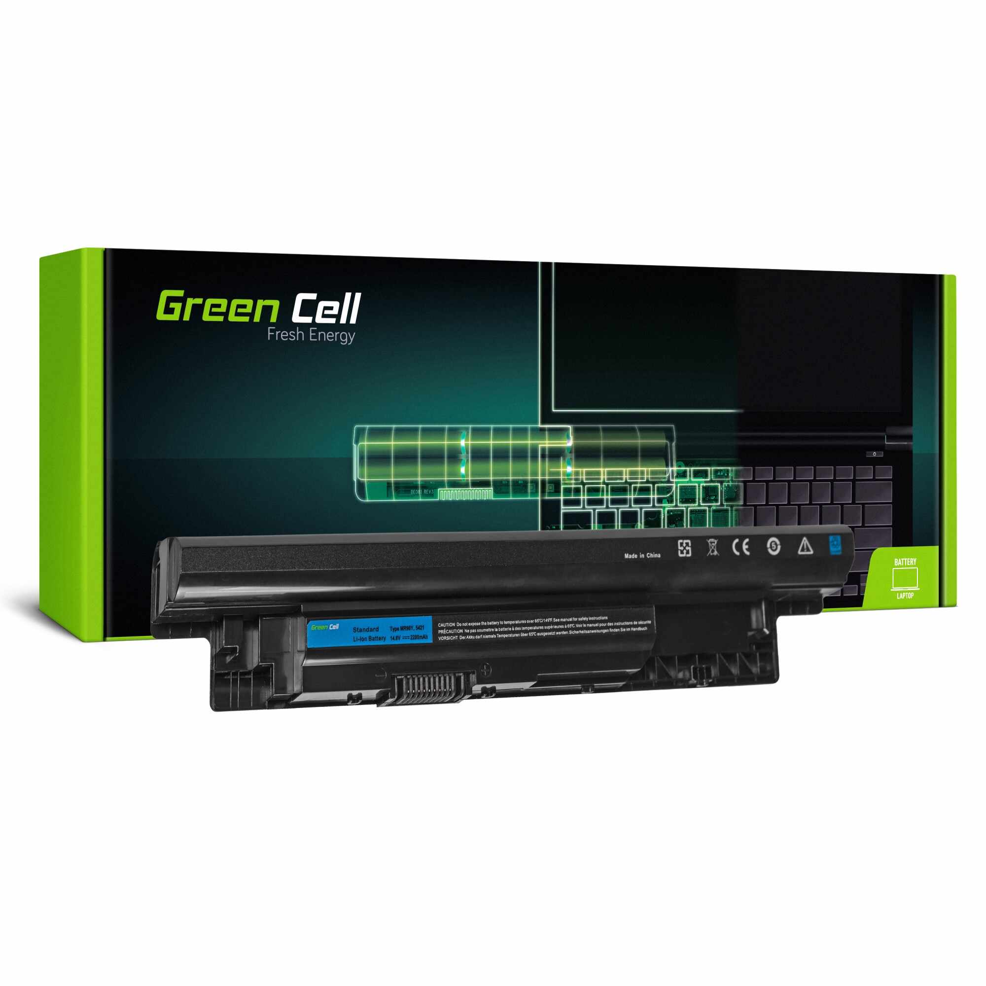 ﻿Baterie laptop XCMRD pentru Dell Inspiron 15 3521 3537 15R 5521 5535 5537 17 3721 5749 17R 5721 5735 5737 acumulator marca Green Cell