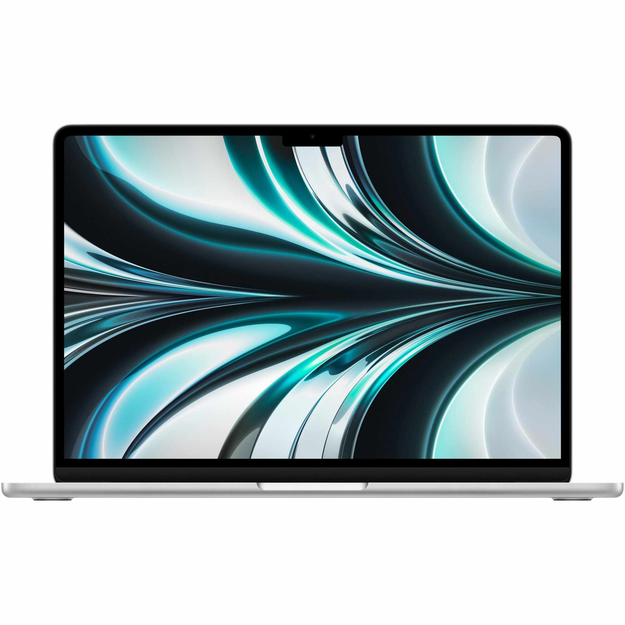 Laptop Apple MacBook Air 13-inch, cu procesor Apple M2, 8 nuclee CPU si 8 nuclee GPU, 8 GB, 256GB, Silver, Layout INT