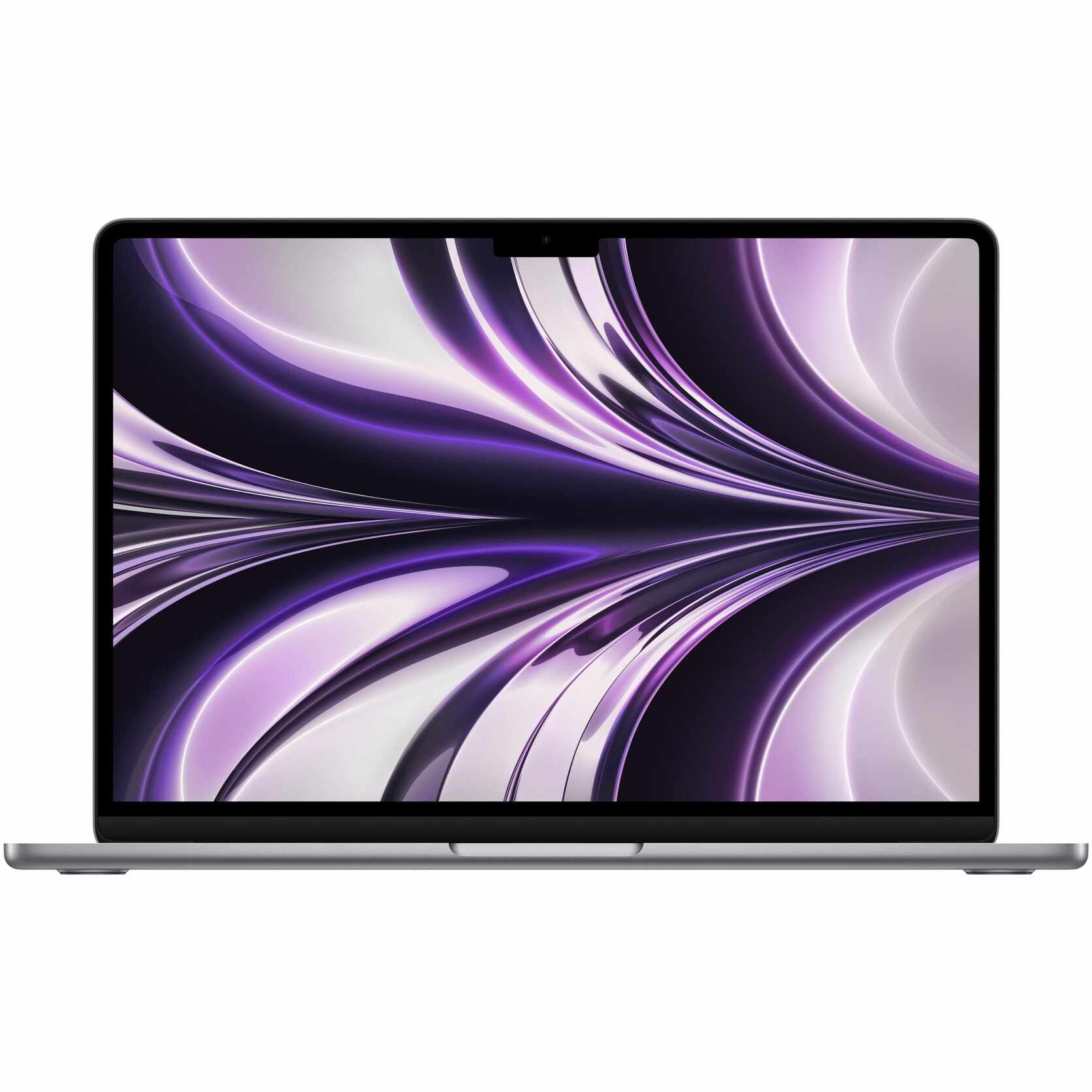 Laptop Apple MacBook Air 13-inch, cu procesor Apple M2, 8 nuclee CPU si 8 nuclee GPU, 8 GB, 256GB, Space Grey, Layout RO