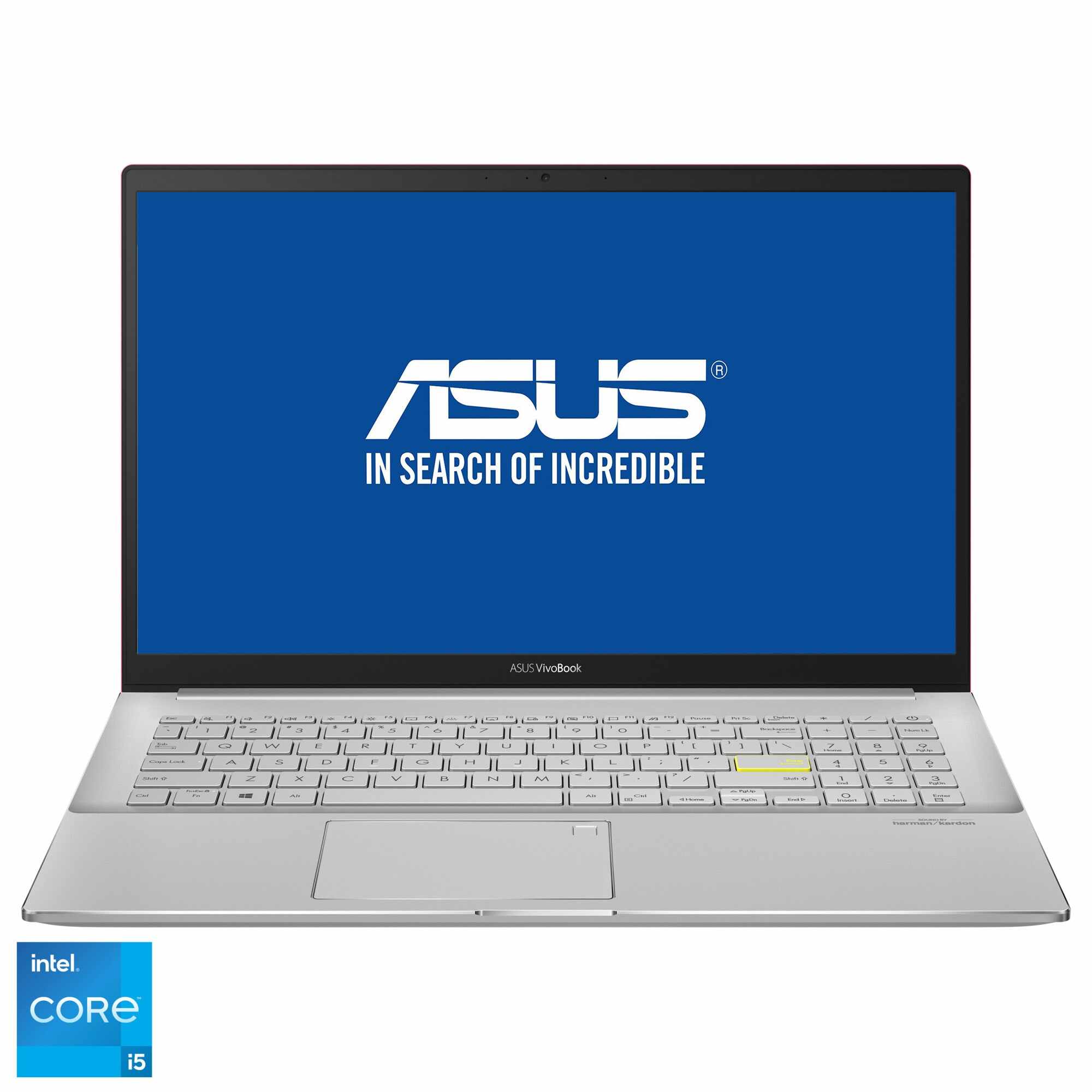 Laptop ASUS VivoBook S15 S533EA cu procesor Intel® Core™ i5-1135G7 pana la 4.20 GHz, 15.6