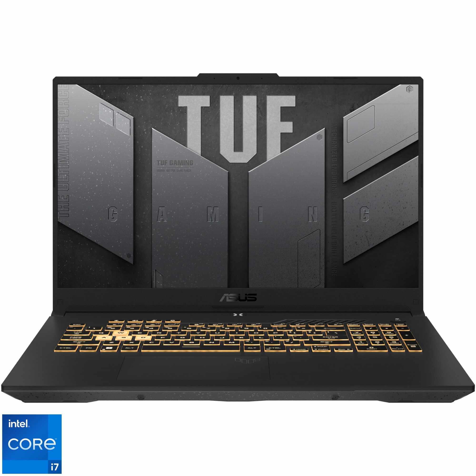Laptop Gaming ASUS TUF F17 FX707ZC cu procesor Intel® Core™ i7-12700H pana la 4.70 GHz, 17.3
