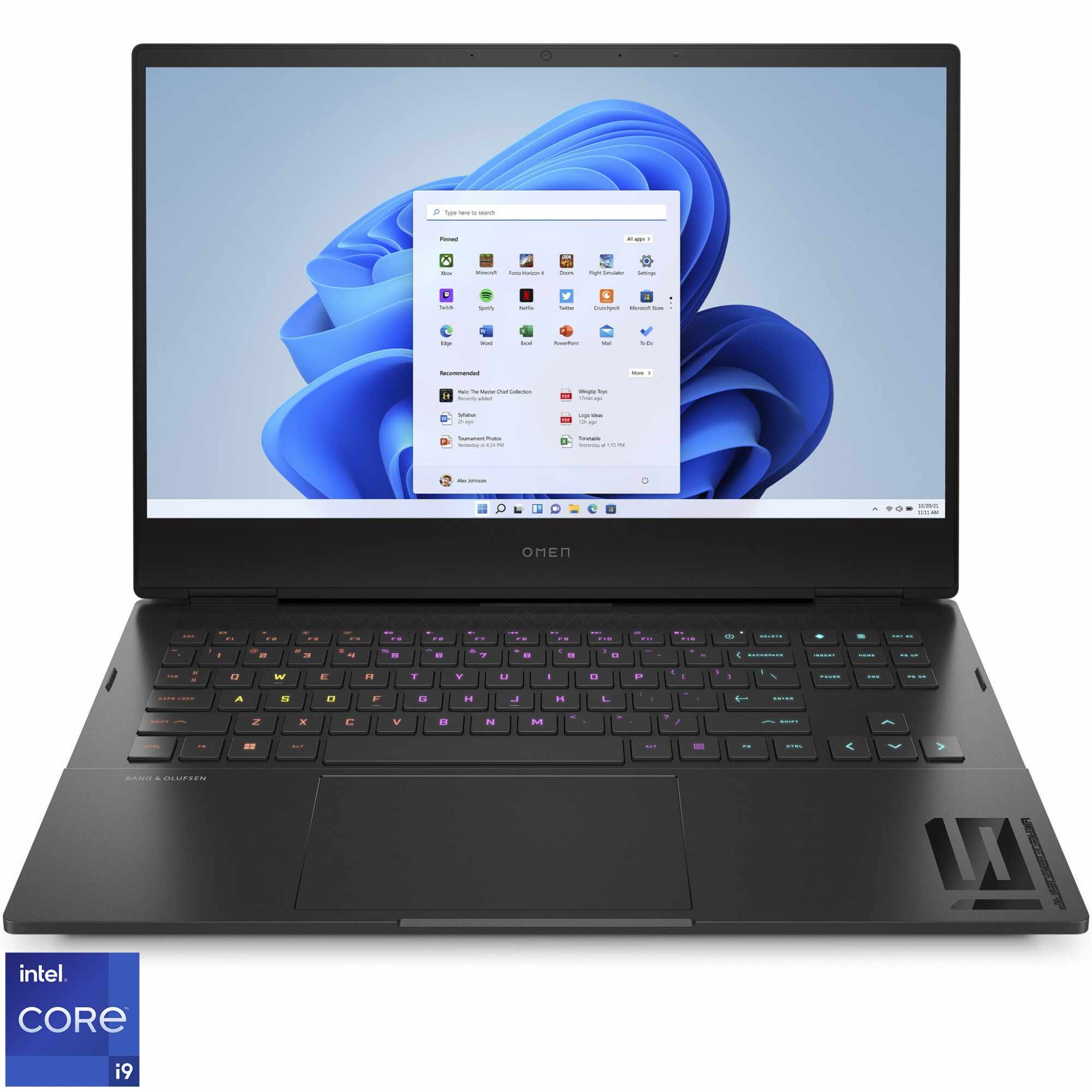 Laptop Gaming HP OMEN 16-k0003nq cu procesor Intel® Core™ i9-12900H pana la 5.00 GHz, 16.1