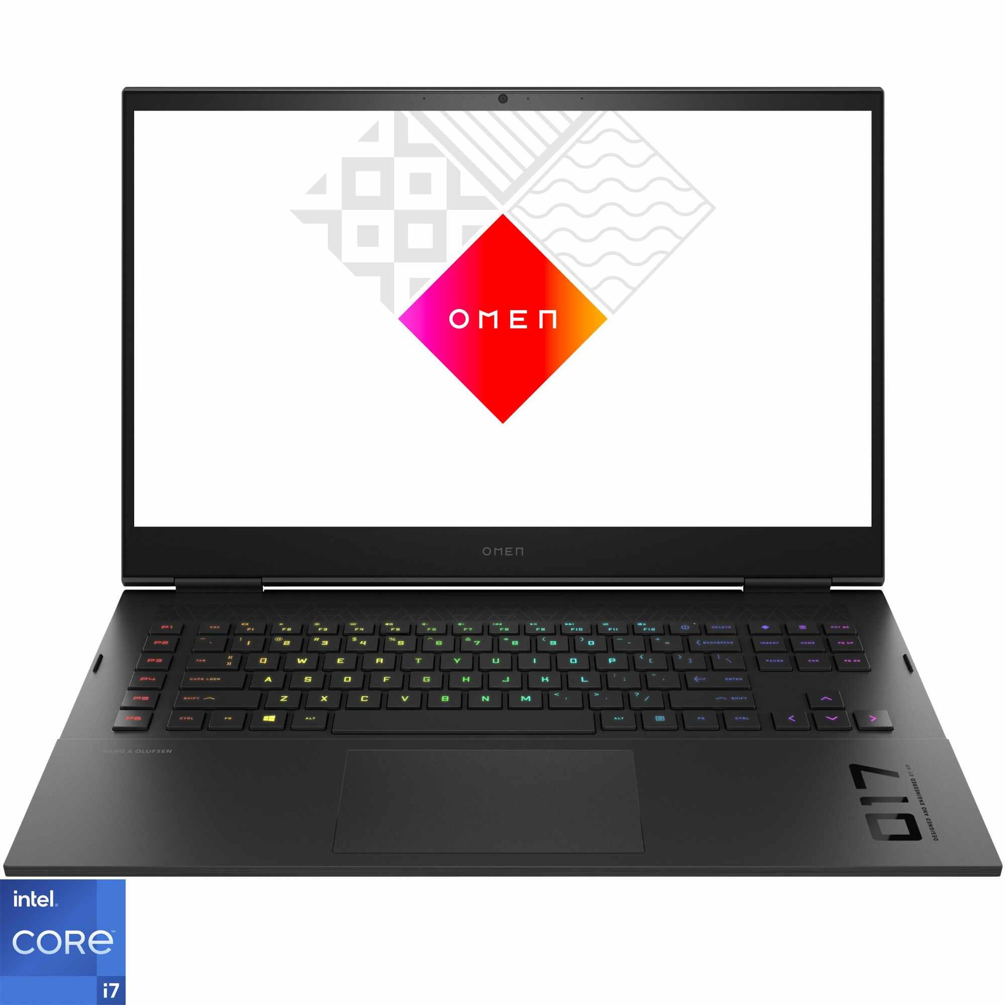 Laptop Gaming HP OMEN 17-ck0009nq cu procesor Intel® Core™ i7-11800H pana la 4.6 GHz, 17.3