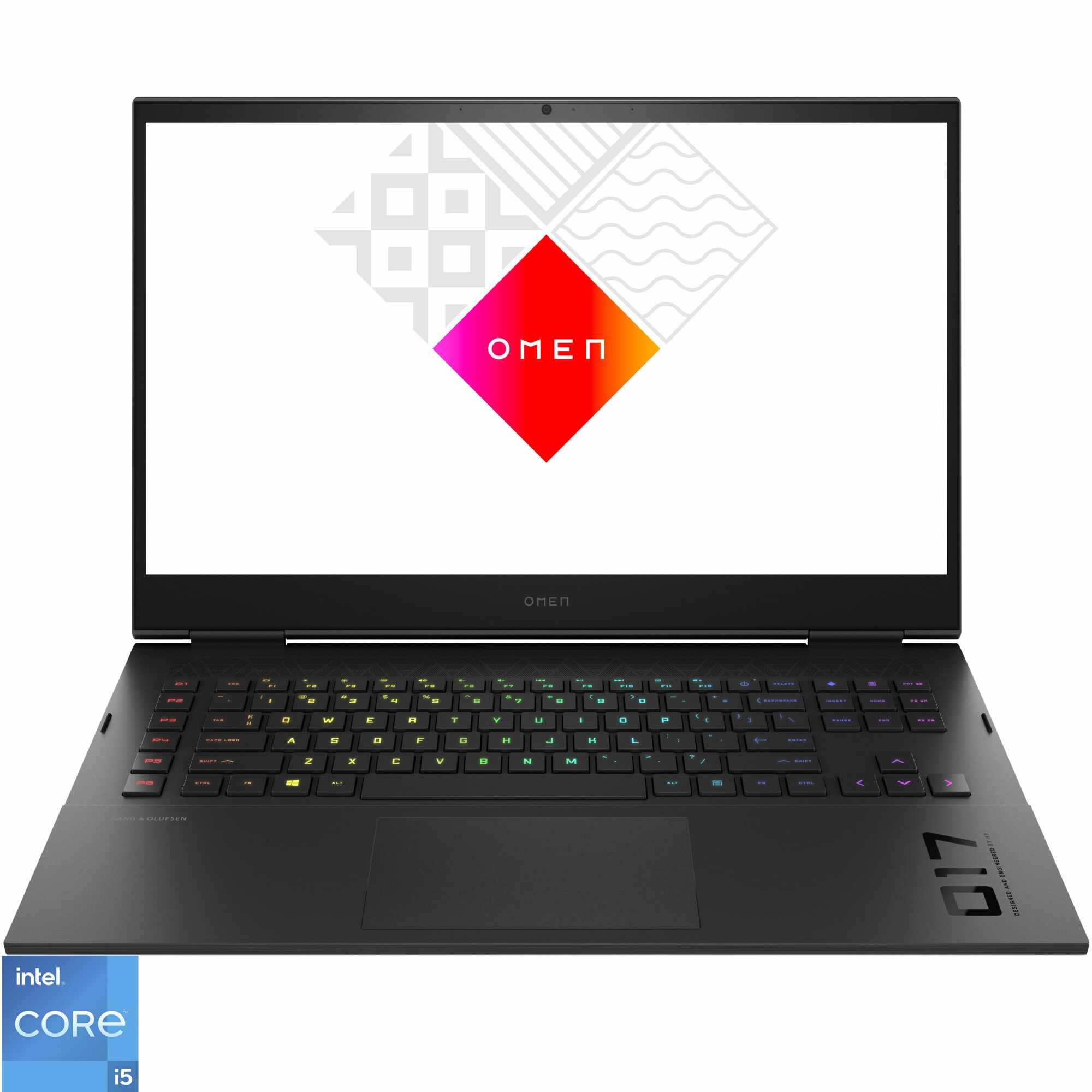 Laptop Gaming HP OMEN 17-ck0011nq cu procesor Intel® Core™ i5-11400H pana la 4.50 GHz, 17.3