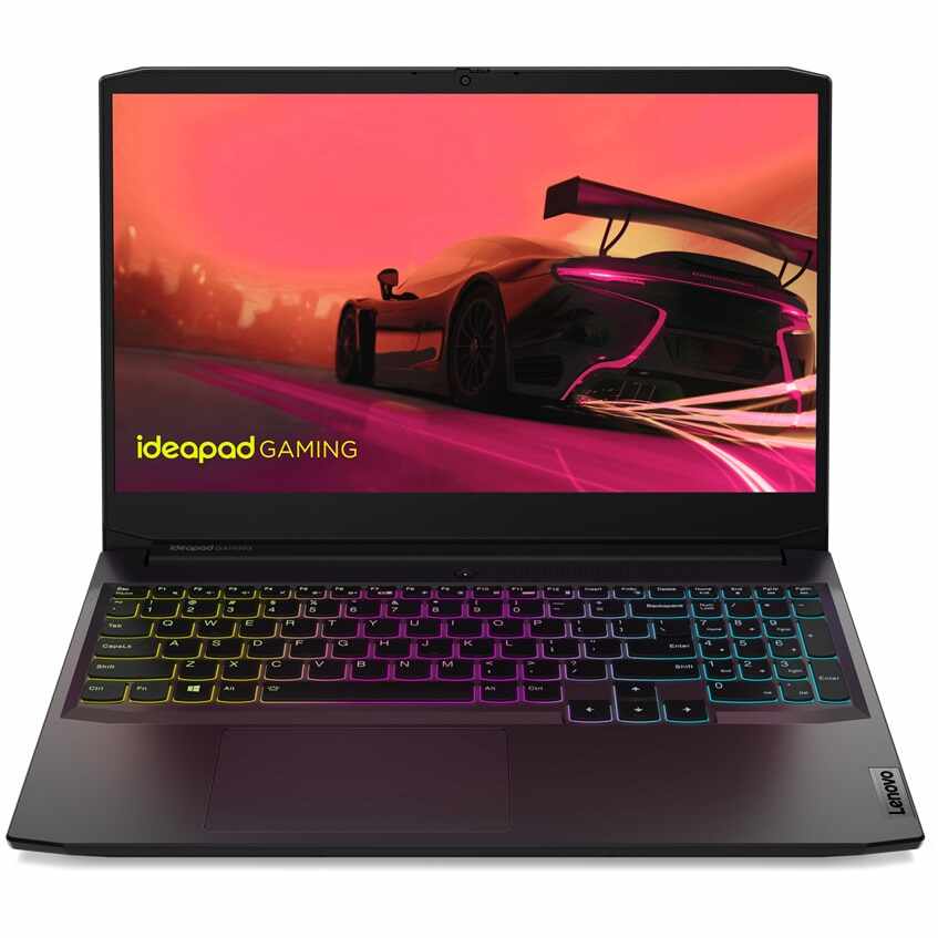Laptop Gaming Lenovo IdeaPad 3 15ACH6 cu procesor AMD Ryzen™ 7 5800H pana la 4.40 GHz, 15.6