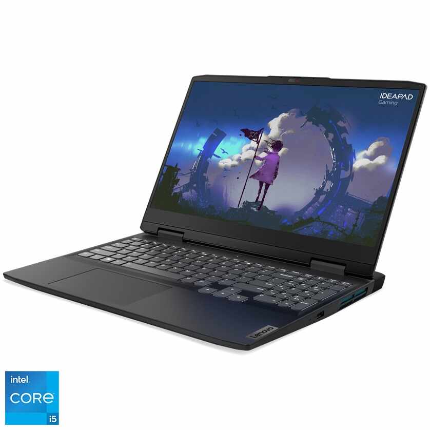 Laptop Gaming Lenovo IdeaPad 3 15IAH7 cu procesor Intel® Core™ i5-12450H pana la 4.40 GHz, 15.6